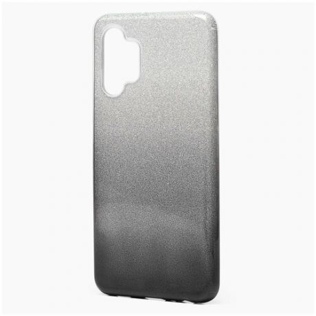 Чехол-накладка SC097 Gradient для Samsung Galaxy A32 (A325F) (серебристо-черная)