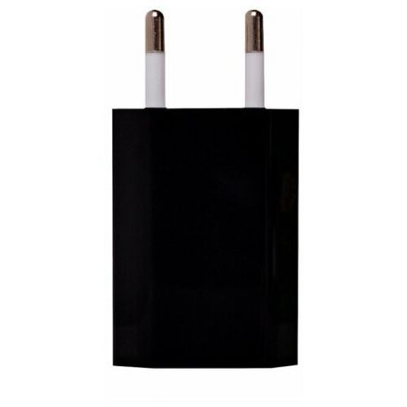 Сетевое зарядное устройство Medium 4 USB 1А (черное)