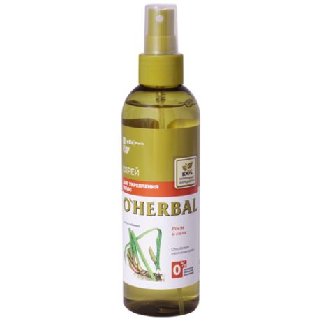 O'Herbal Спрей для укрепления волос с экстрактом корня аира, 200 мл