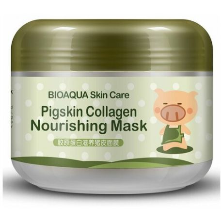 Питательная коллагеновая маска Pigskin Collagen, "Bioaqua