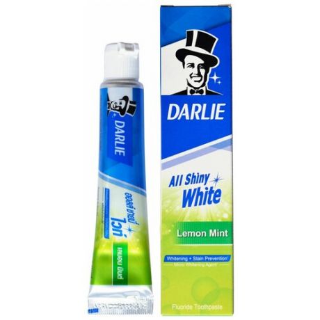 Тайская зубная паста (Дарли) Darlie All Shiny White Lemon Mint Дарли 40гр.
