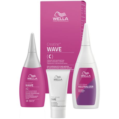 WELLA Creatine+ Wave Набор для формирования локонов и волн для окрашенных и чувствительных волос