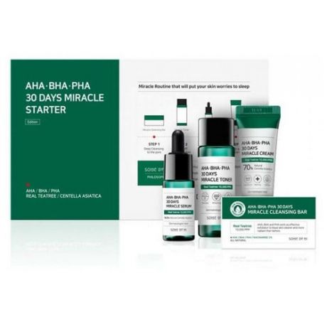 [Some By Mi] Мини-набор для чувствительной кожи Aha-Bha-Pha 30 Days Miracle Starter Kit