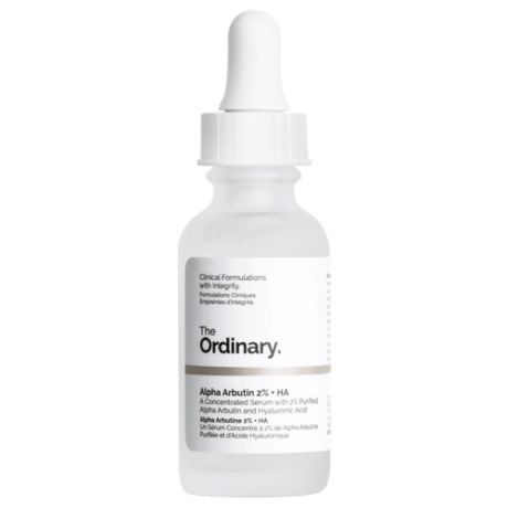 The Ordinary Alpha Arbutin 2% + HA Сыворотка для лица с 2% альфа-арбутина и гиалуроновой кислотой, 30 мл