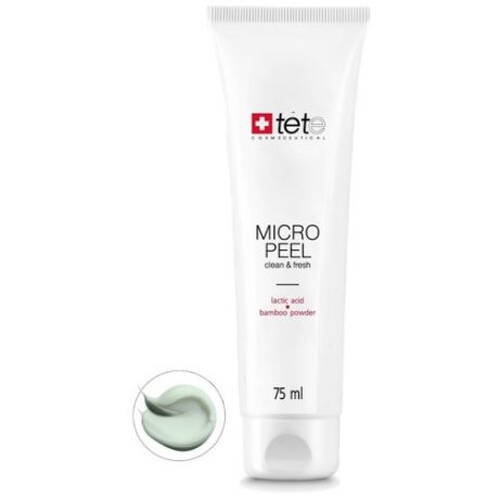 TETe Cosmeceutical Маска-эксфолиант Micro Peel с молочной и гликолевой кислотами и бамбуковой пудрой 200 мл