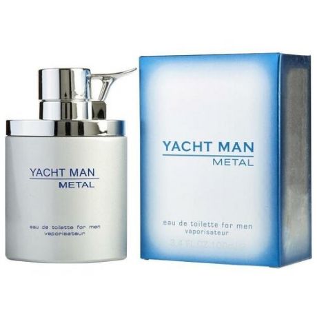 Туалетная вода (eau de toilette) Yacht Man Metal Туалетная вода 100 мл.