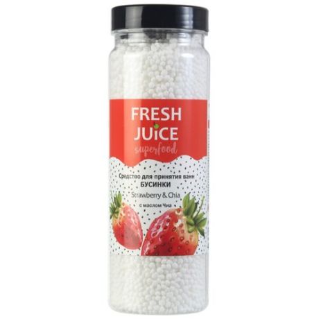 Средство для ванны Fresh Juice Superfood Strawberry & Chia 450г