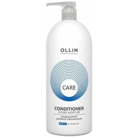 OLLIN Professional Кондиционер двойное увлажнение и питание Care Double Moisture, 1000 мл