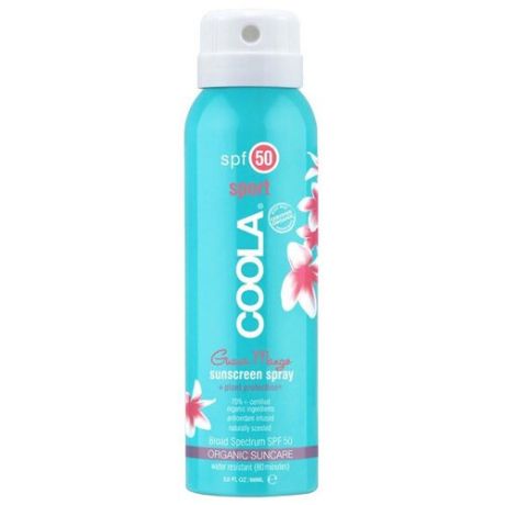 Солнцезащитный спрей для лица и тела Гуава Манго SPF 50 COOLA Classic Sunscreen Spray Guava Mango SPF50 177 ml.