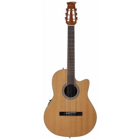 APPLAUSE AB24CII-CED Balladeer Mid Cutaway Nylon Natural Satin