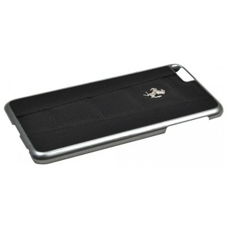 Кожаный чехол-накладка для iPhone 6 Plus / 6S Plus Ferrari 458 Hard, черный (FE458HCP6LBL)
