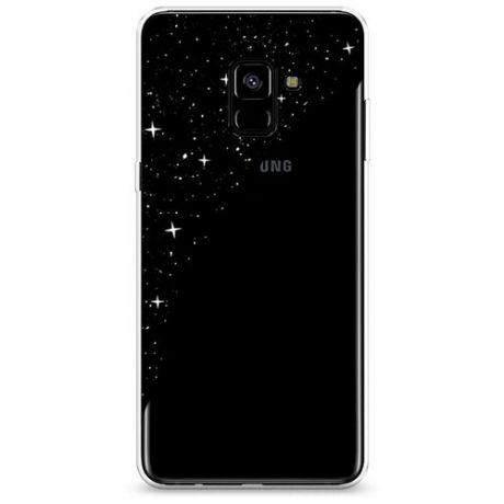 Силиконовый чехол "Скалолаз в космосе" на Samsung Galaxy A8 + / Самсунг Галакси А8 Плюс 2018