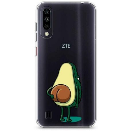 Силиконовый чехол "Попа авокадо" на ZTE ZTE Blade A7 (2020) / ЗТЕ Блейд А7 (2020)