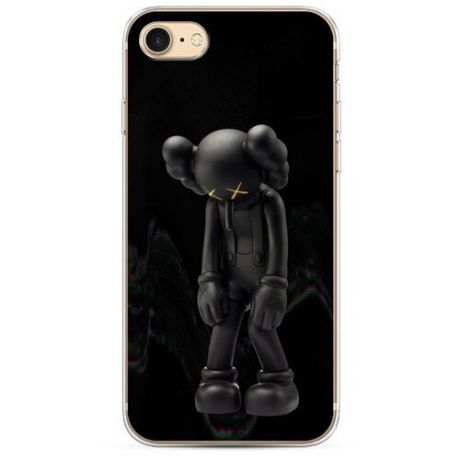 Силиконовый чехол "Кукла KAWS" на Apple iPhone 7 / Айфон 7