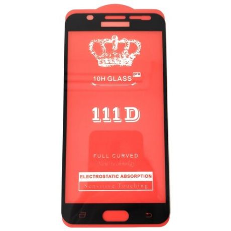 Защитное стекло для смартфонов Samsung J7 (2016) 111D черное