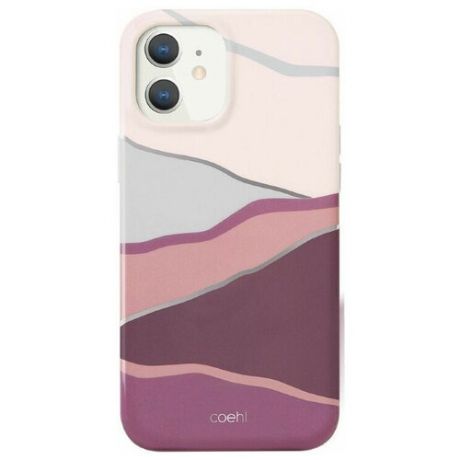 Чехол-накладка для iPhone 12 mini Uniq COEHL Ciel, розовый (IP5.4HYB(2020)-CELPNK)