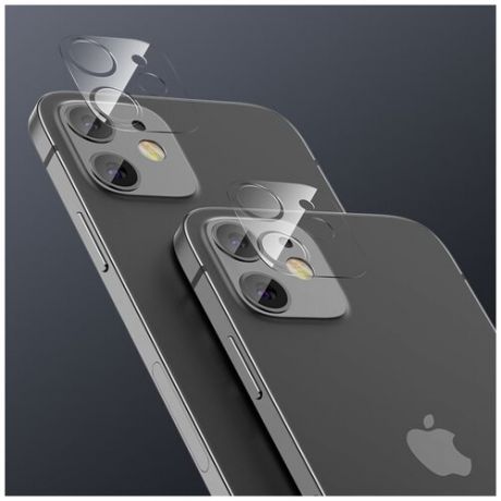 Защитное стекло на камеру iPhone 12 (2 камеры)