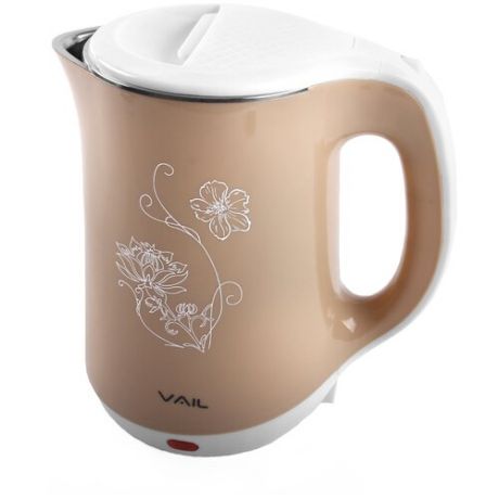 Чайник электрический Vail VL-5551 (seamless) бежевый