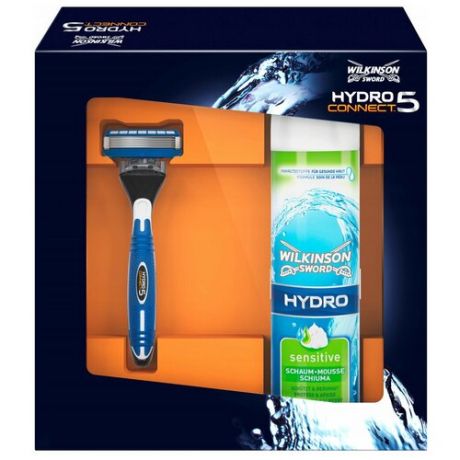 Hydro5 Connect Подарочный набор для бритья (Станок с 1 сменной касcетой + Пена для бритья 250 мл.)