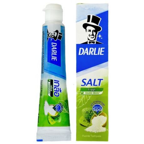 Тайская зубная паста с активной солью и мятой Дарли Darlie Salt Fresh Toothpaste 35гр.