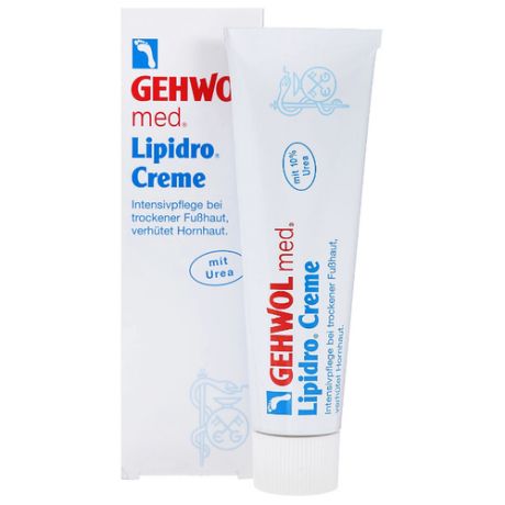 Gehwol Крем гидро-баланс для сухой и чувствительной кожи ног Lipidro 125 мл
