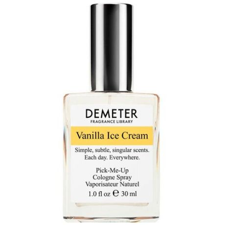 Одеколон Demeter Fragrance Library Vanilla Ice Cream, 30 мл