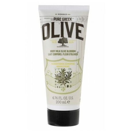 KORRES Молочко для тела Pure Greek Olive Body milk Olive Blossom, 200 мл