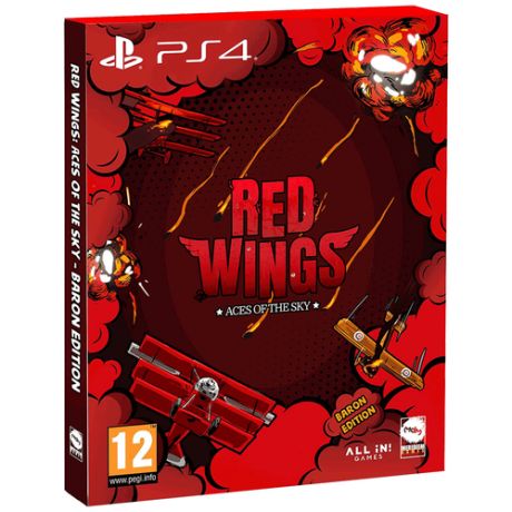 Игра для PlayStation 4 Red Wings: Aces of the Sky Baron Edition, русские субтитры
