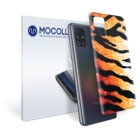 Защитная пленка MOCOLL Для задней панели Samsung GALAXY J5 рисунок металлик оранжевый