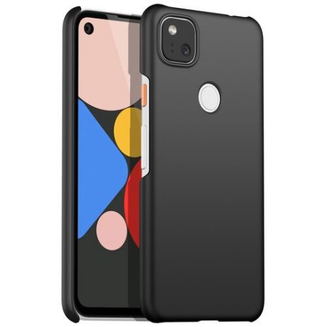 Чехол-накладка 100gadgets с улучшенной защитой торцов корпуса для Google Pixel 4a черный