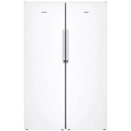 Холодильник широкий SIDE-BY-SIDE атлант Белый