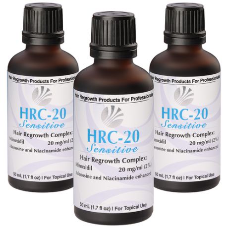 Лосьон для роста волос (для женщин) HRC Premium Solutions (США) HRC-20 Sensitive для чувствительной кожи