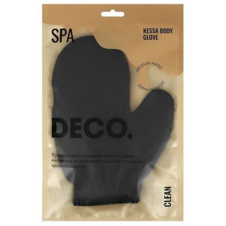 Мочалка-рукавица для тела DECO. кесса