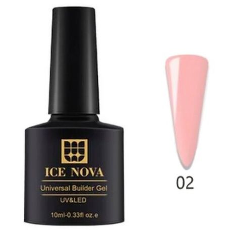 Гель ICE NOVA Universal Builder Gel конструирующий для моделирования и укрепления, 10 мл 08