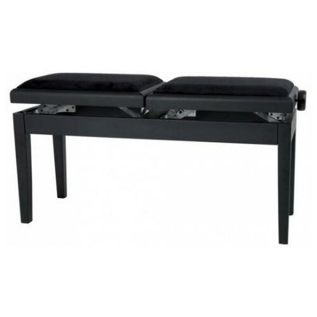 GEWA 130210 Piano bench Deluxe Double Black highgloss Банкетка для пианино двойная