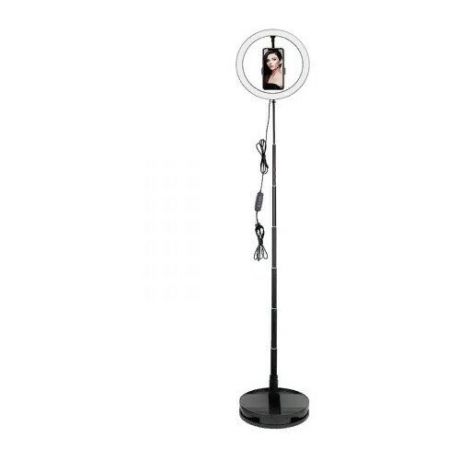 Кольцо-лампа для селфи G1 Mai Appearance, черный, зажим, кронштейн, подставка, 168см