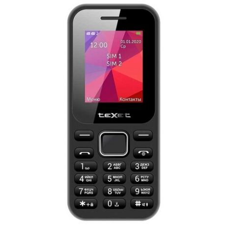 Мобильный телефон teXet TM-122 black