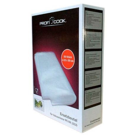 Пакет для вакуумного упаковщика Profi Cook PC-VK 1015+PC-VK 1080 22*30 см. 50 шт.