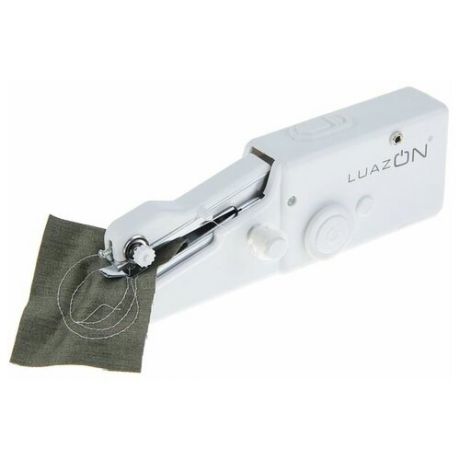 Швейная машинка LuazON LSH-01, 4 Вт, портативная, 4хАА (не в комплекте), белая Luazon Home 1154231 .