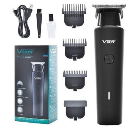 Профессиональный триммер для стрижки волос VGR V-933, Машинка для стрижки волос VGR V-933, черный