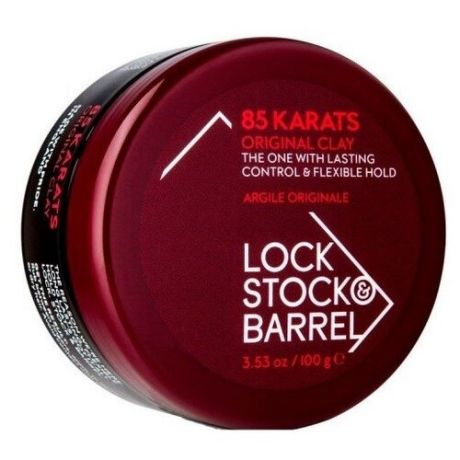 Lock Stock & Barrel 85 Karats Shaping Clay - Глина «85 карат» для моделирования волос с матовым эффектом 100гр