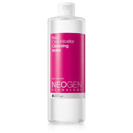 Neogen мицеллярная вода для снятия макияжа для чувствительной и сухой кожи Dermalogy Real Cica Micellar Water, 400 мл