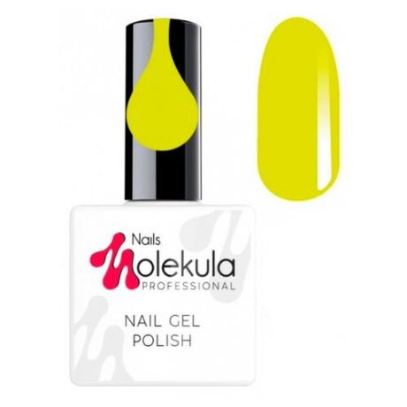 Nails Molekula Professional Гель-лак Summer collection, 10.5 мл, 030 желтый