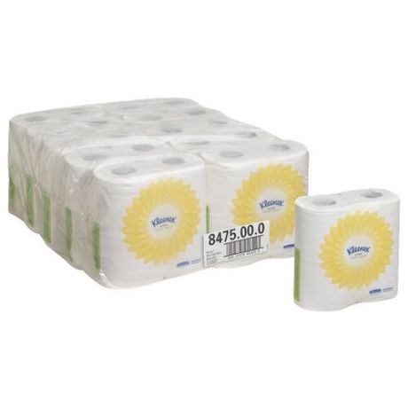 Туалетная бумага Kleenex Ultra 8475 белая двухслойная, 2 уп. по 4 рул.