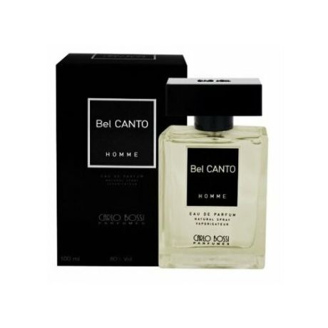 Парфюмерная вода Carlo Bossi Parfumes Bel Canto Black, 100 мл
