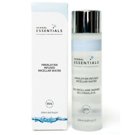 Herbal Essentials вода мицеллярная 200мл на основе родниковой воды из гималаев