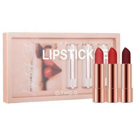 O.TWO.O набор матовых помад для губ Spun Gold Brocade Lipstick Set