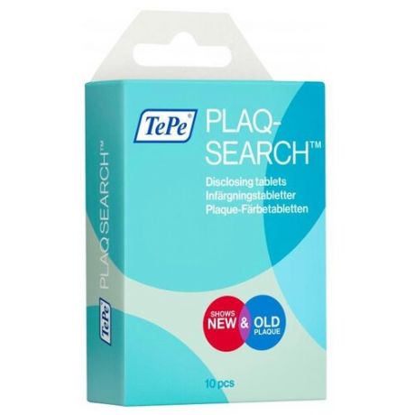 TePe таблетки TePe Plaq-Search для индикации зубного налета, 10 шт.