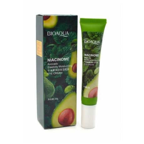 Восстанавливающий крем для кожи вокруг глаз с маслом авокадо Bioaqua, 20гр.