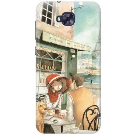 Cиликоновый чехол Sweet Paris на Asus Zenfone 4 Selfie (ZD553KL) / Асус Зенфон 4 Селфи